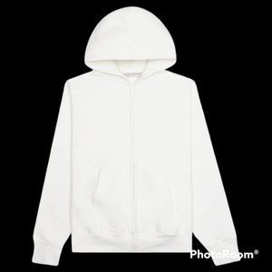 NEW ADVISORY BOARD CRYSTALS (Abc) ZIP-UP HOODIE SELENITE (White)